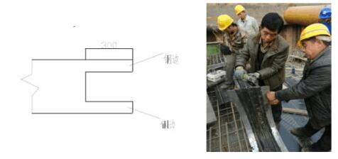 鋼邊橡膠止水帶施工步驟圖解說(shuō)明